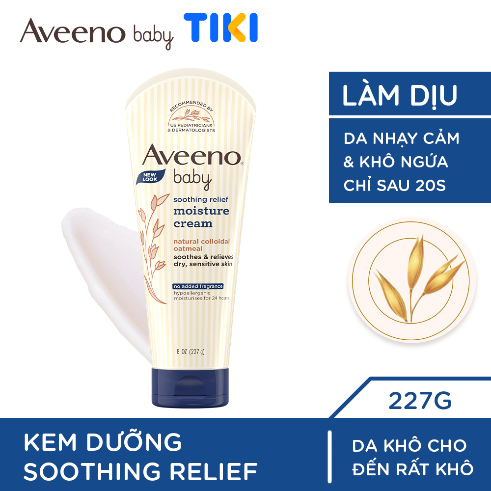 Kem dưỡng Aveeno Baby cho da khô và nhạy cảm 227g - 101016747