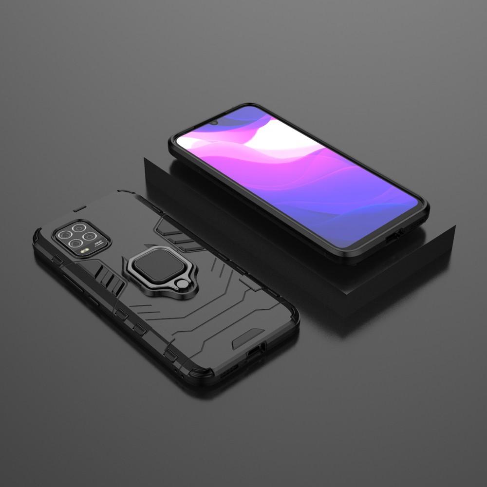 Ốp lưng cho Xiaomi Mi 10 Lite iron man chống sốc kèm nhẫn xoay chống xem video bảo vệ camera