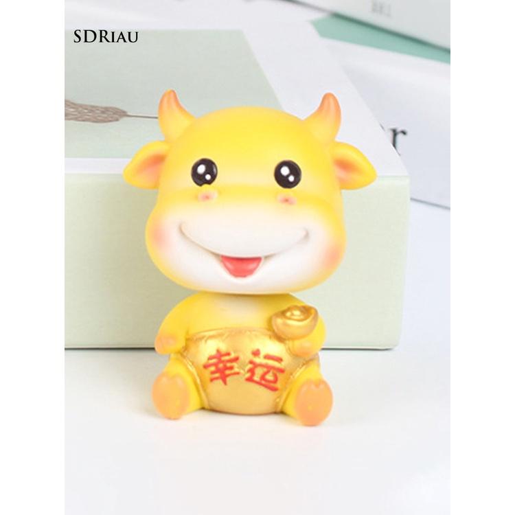 Mô Hình Đồ Chơi Xe Hơi Hoạt Hình Màu Vàng Trang Trí Bảng Điều Khiển