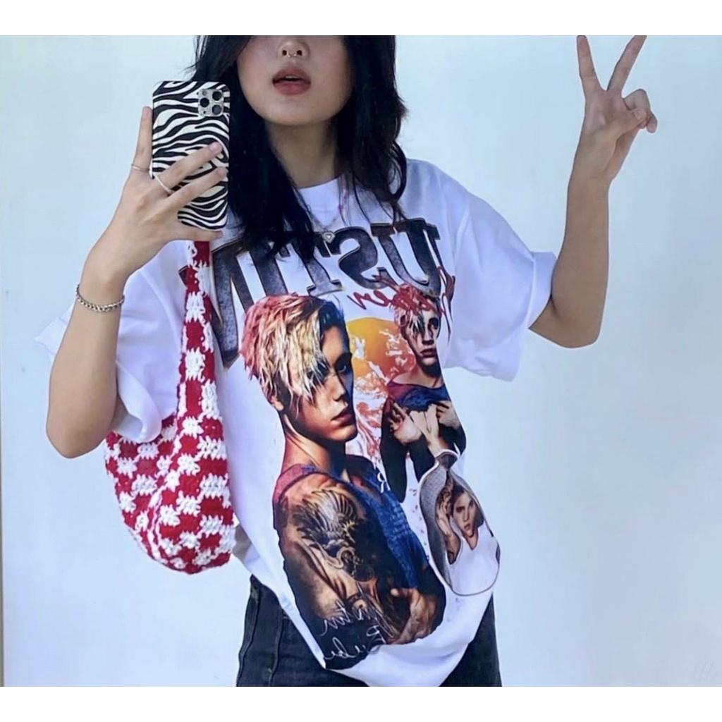 Áo Thun Local Brand Justin Bieber Tay Lỡ Oversize Unisex