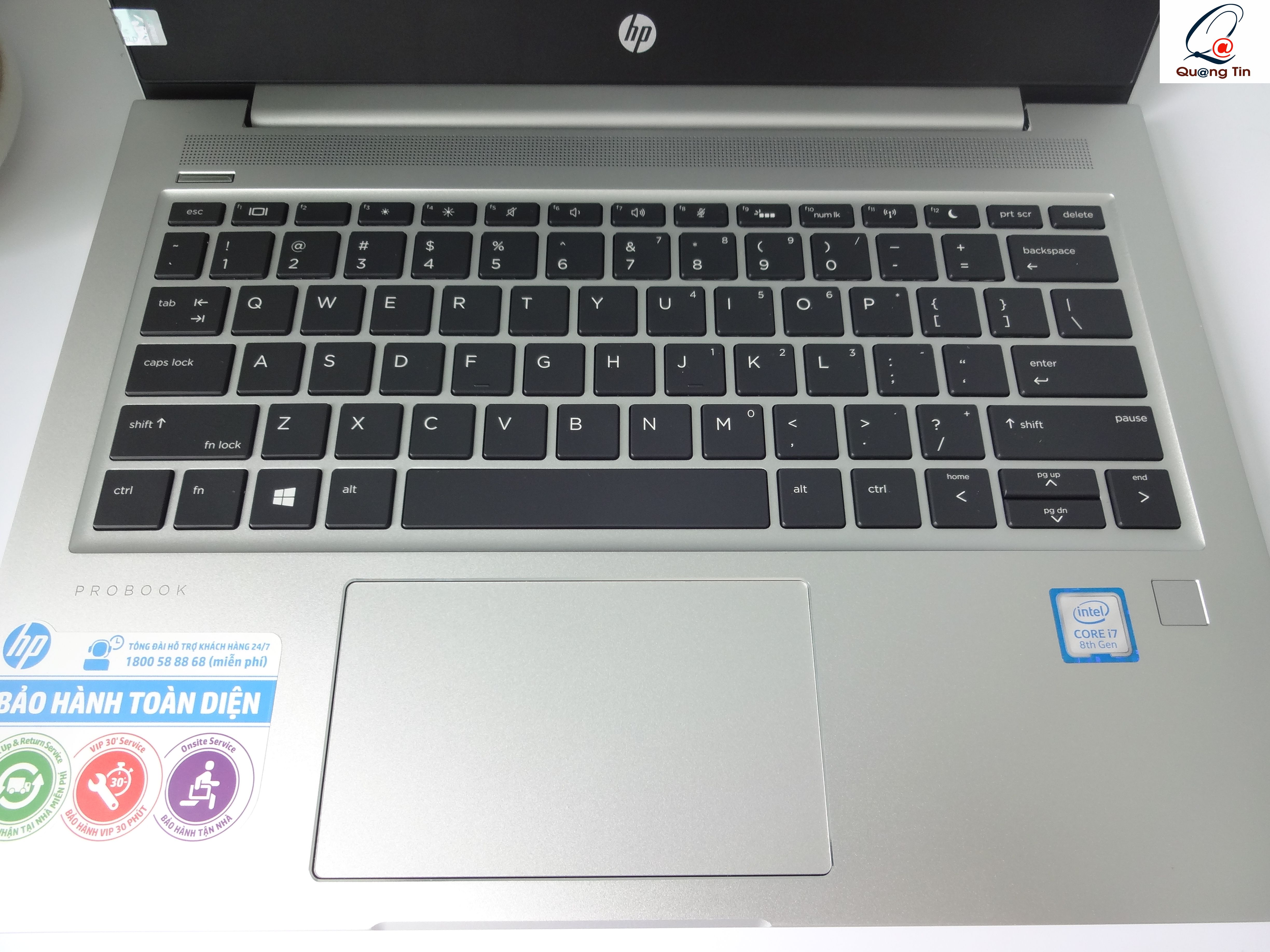 Laptop HP Probook 430 G6 i7-8565U/8GB/1TB/13.3&quot;FHD/Fp/Alu/Bạc 5YN01PA- Hàng Chính Hãng