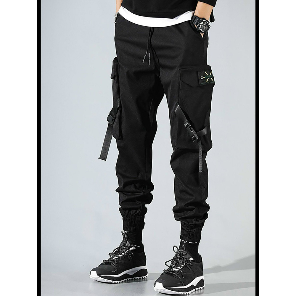 Quần Jogger Nam thể thao túi hộp thương hiệu Chandi, chất kaki dày dặn bo chân xu hướng mới nhất 2021 CT3