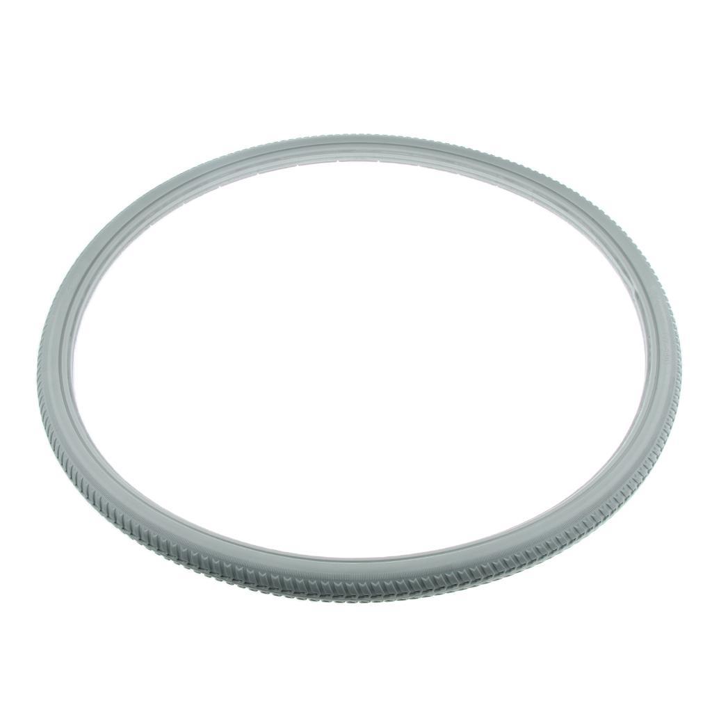 2pcs Polyurethane   Wheelchair Street Tire Fits Most 24x1 3/8