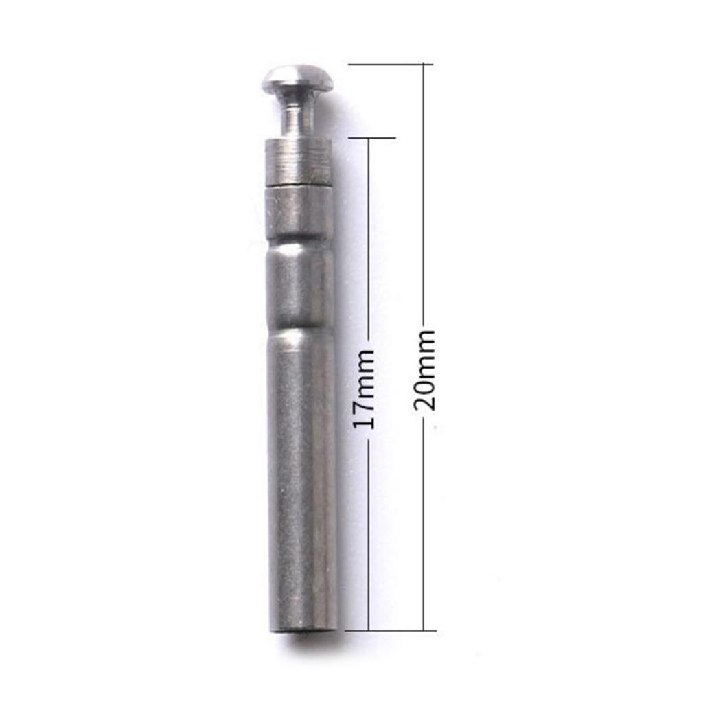 2x5 Pieces Stainless Steel Swivel Rod Tip Swivel Inner Diameter 0.7mm
