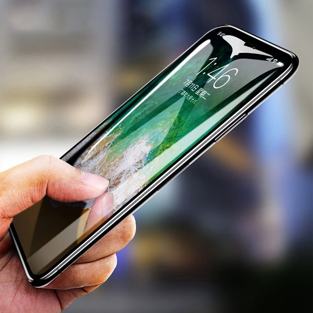 Miếng dán kính cường lực cho iPhone 11 Pro Max (6.5 inch) / iPhone Xs Max hiệu ANANK Nhật Bản (Full 3D, 0.2mm, phủ nano, chống tia cực tím, Mặt kính AGGC) - Hàng nhập khẩu