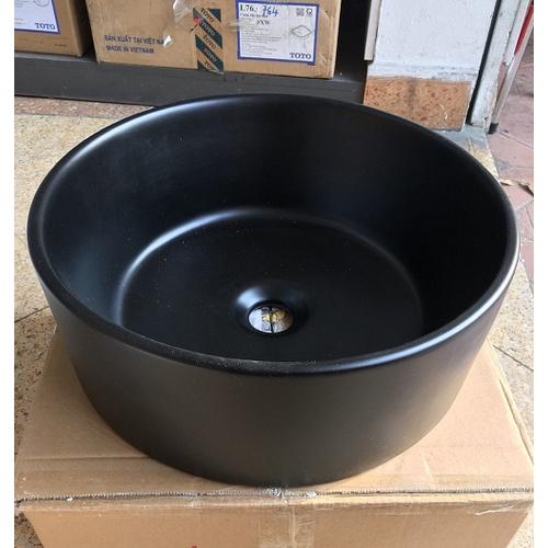 Chậu lavabo đặt bàn màu đen 41CM