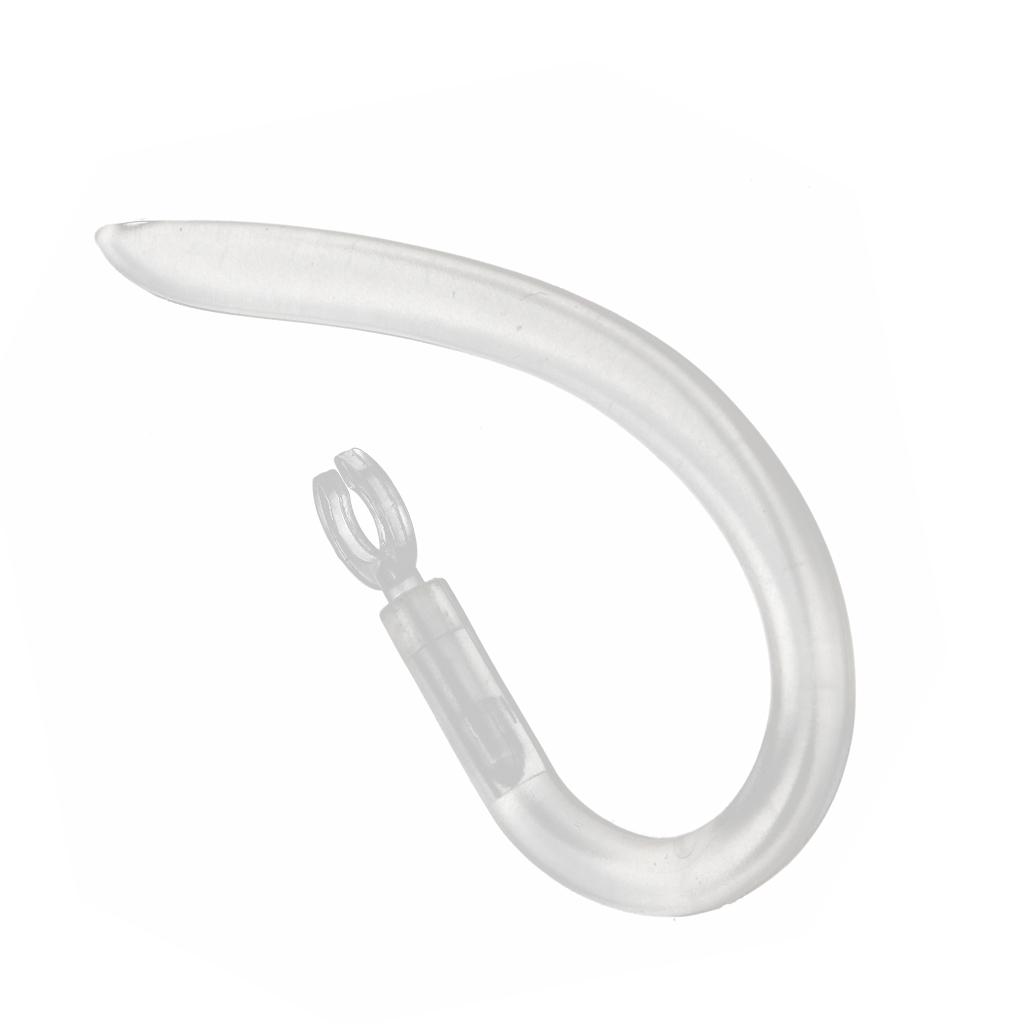 2Pieces Earphone Transparent Silicone Earhook  Headset 5.0mm+6.0mm