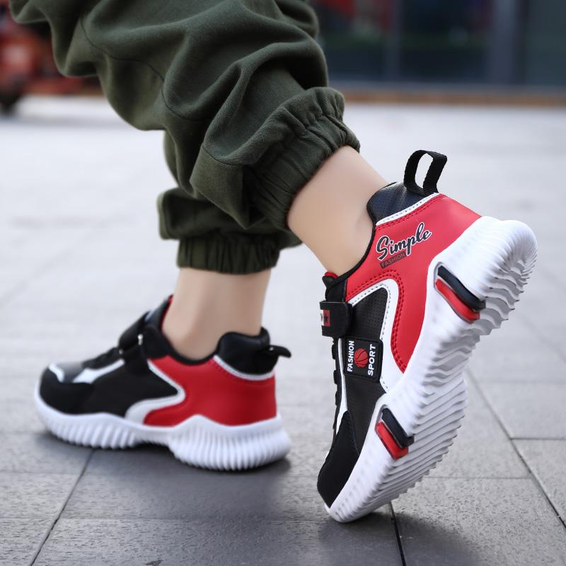 Giày chạy bộ của các chàng trai 2022 Thời trang mùa thu Giày thể thao đi bộ bình thường Color: green-585-Mesh Shoe Size: 30