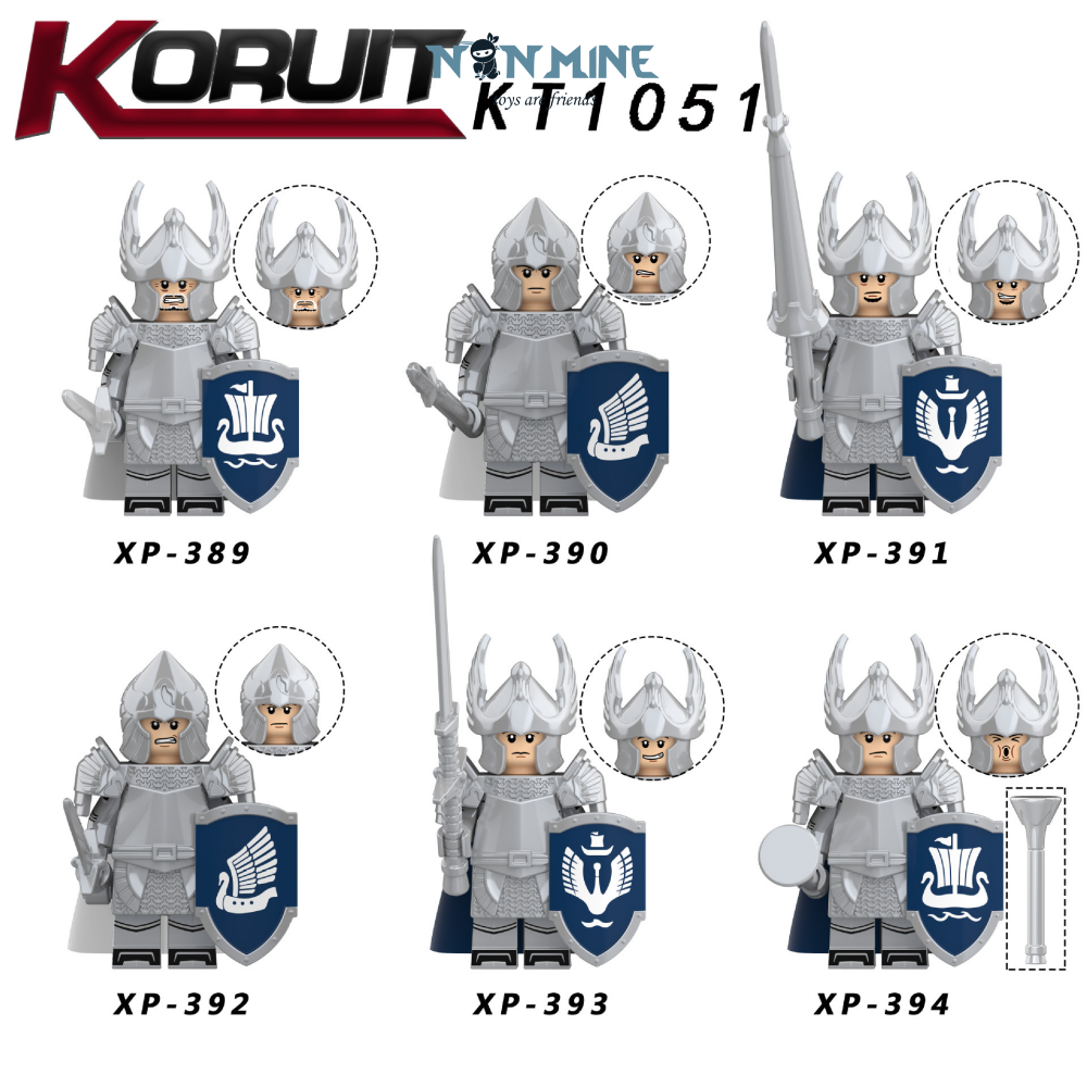 Minifigures Lắp Ráp Mô Hình Nhân Vật Phim Truyện Lính Trung Cổ Lord Of The Rings Koruit KT1051