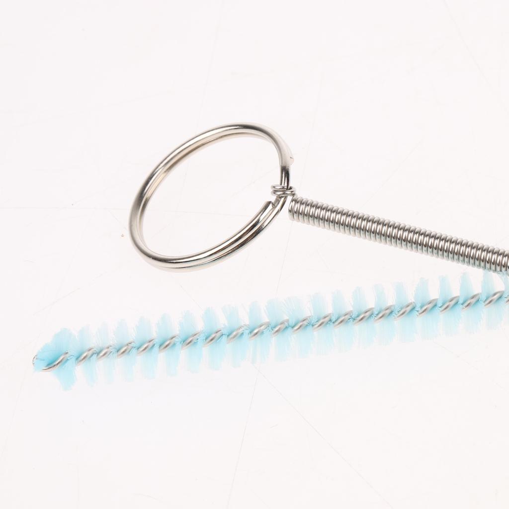 Folding Hydration Pack Hose Brush Water Bag Tube Spring Scrub Pipe Cleaner