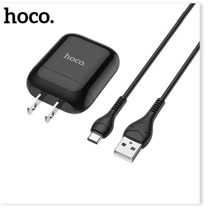 Bộ Sạc Nhanh Hoco 3.4A HK2 Type-C 1 cổng USB được thiết kế với chân sạc dạng dẹt