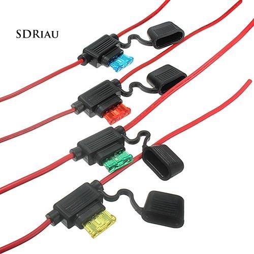 Hộp cầu chì tiêu chuẩn Auto 10A 15A 20A 30A cỡ vừa chống thấm nước cho ô tô