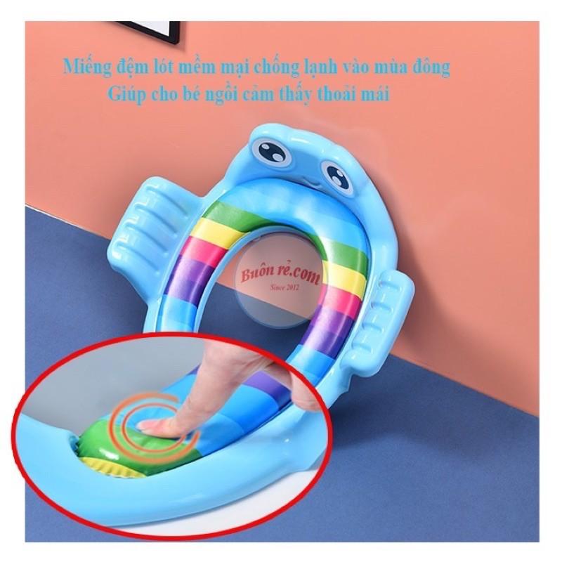 Bệ thu nhỏ bồn cầu hình thú ngộ nghĩnh cho bé