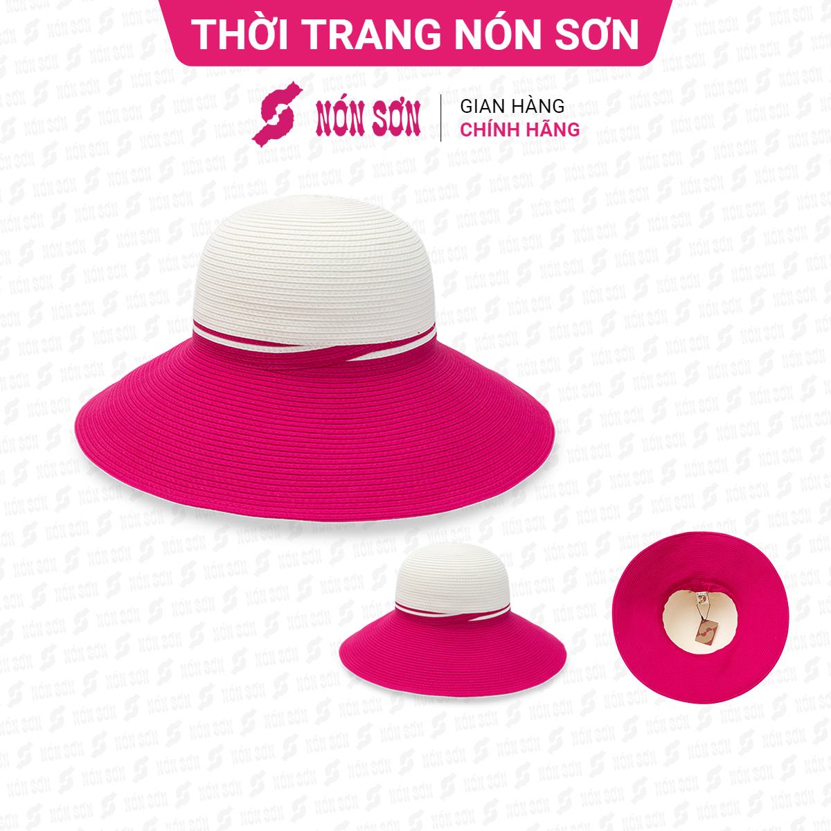 Mũ vành thời trang Nón Sơn chính hãng XH001-89C-TRHG1