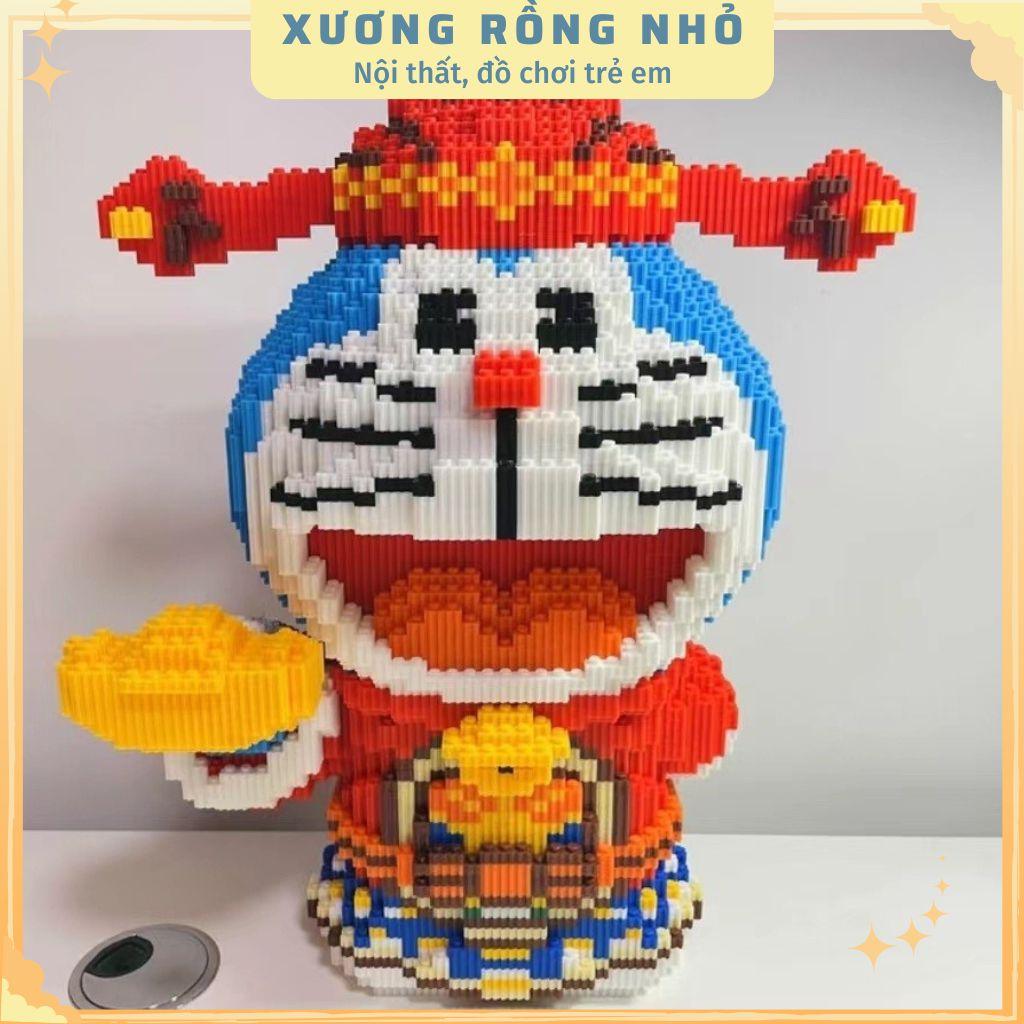 Mô hình doramon thần tài size 40cm,Mô hình mom thần tài size lớn tặng kèm búa