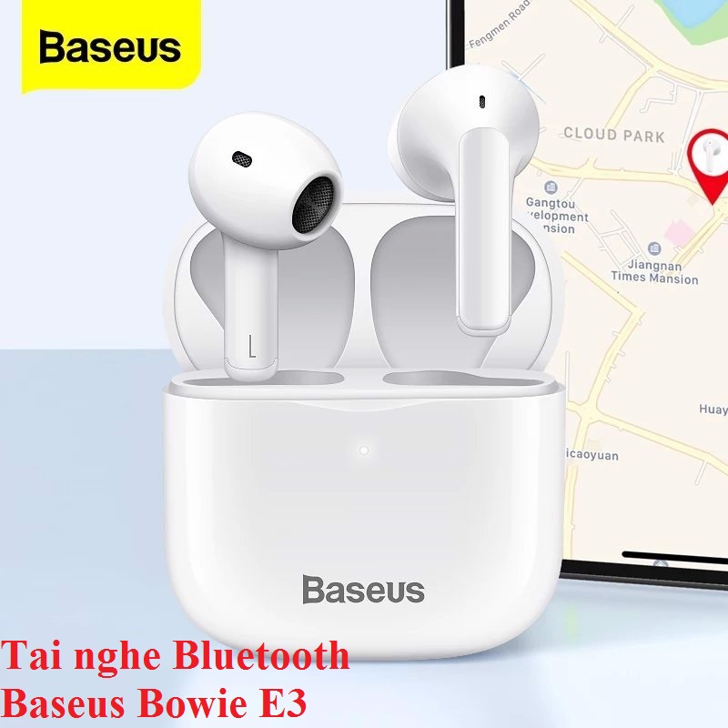 Tai nghe bluetooth kèm App - Low latency Baseu True Wireless Earphones Bowie E3 - Hàng chính hãng