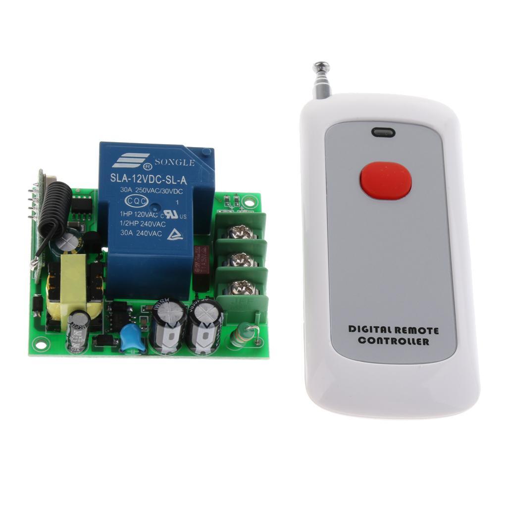 Universal Wireless RF Remote Control Switch Receiver 433Mhz