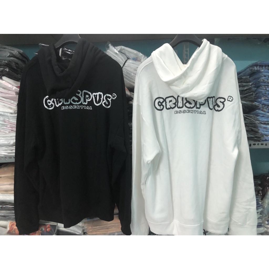 Áo Khoác Nỉ Bông CRISPUS Dây Kéo Form Rộng Unisex