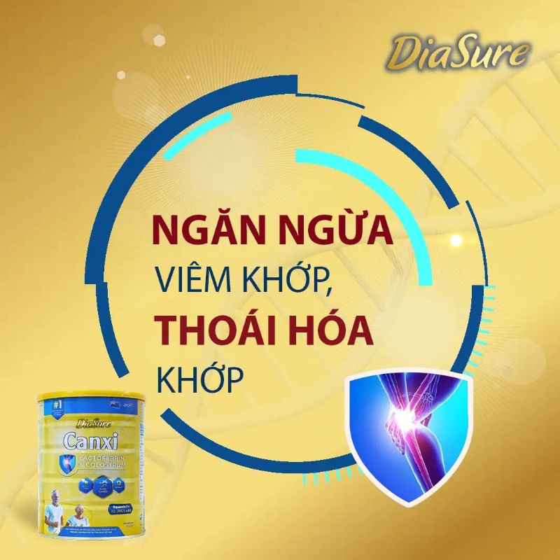 Sữa Non Diasure 850G (NEW) bổ sung thêm Nano Canxi, Omega3, Protein HMB - Sữa chuyên dùng cho người tiểu đường