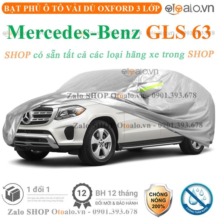 Bạt che phủ xe ô tô Mercedes GLS 63 3 lớp cao cấp