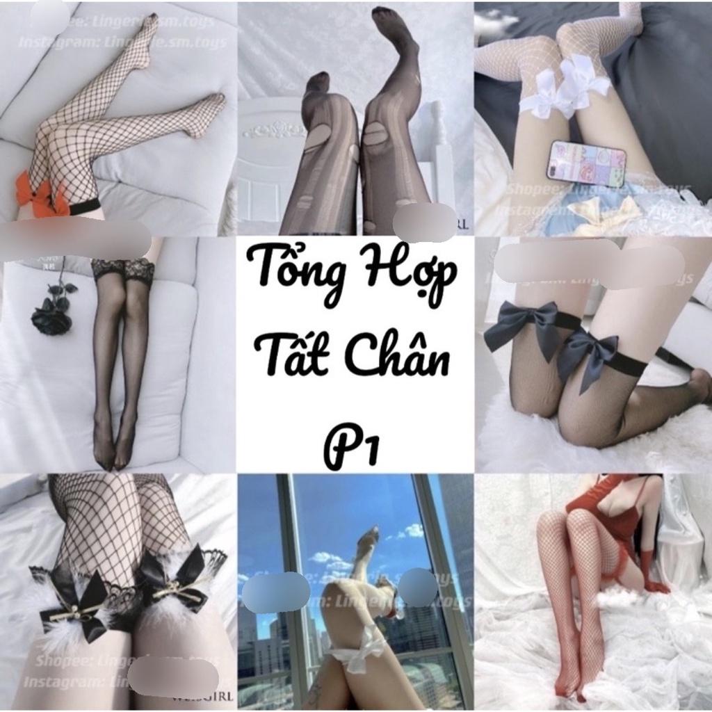 Tất Đùi Lưới Và Lụa Cao Cấp Tổng Hợp Vớ Cosplay Sexy - Phối Hợp Cùng Trang Phục