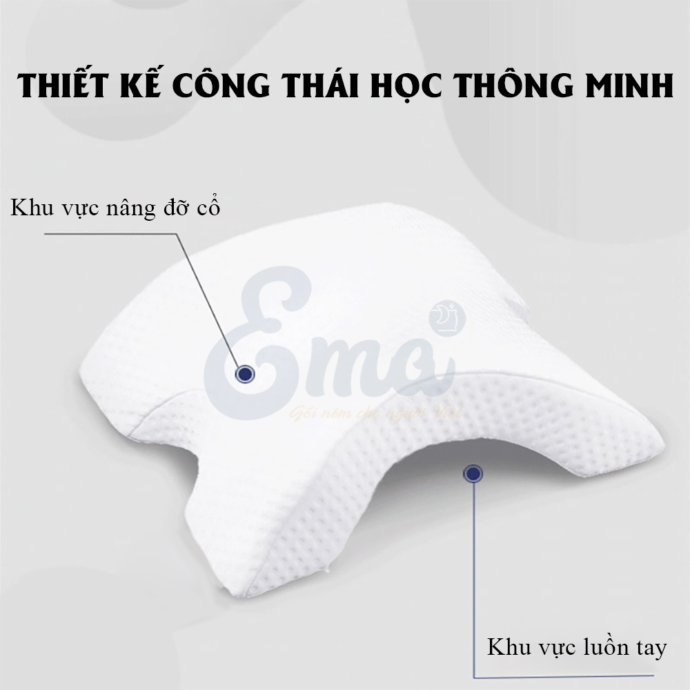 Gối cầu vồng đa năng EMA cho dân văn phòng - Thiết kế luồn tay thông minh không tê mỏi