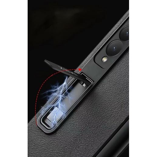 Ốp X-Level Lưng nhựa nhám có gậy chống dành cho Samsung Galaxy Z Fold 4 - Hàng chính hãng