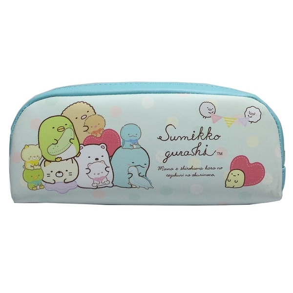 Bóp Viết Halfmoon 3 Sumikko Gurashi - Màu Xanh