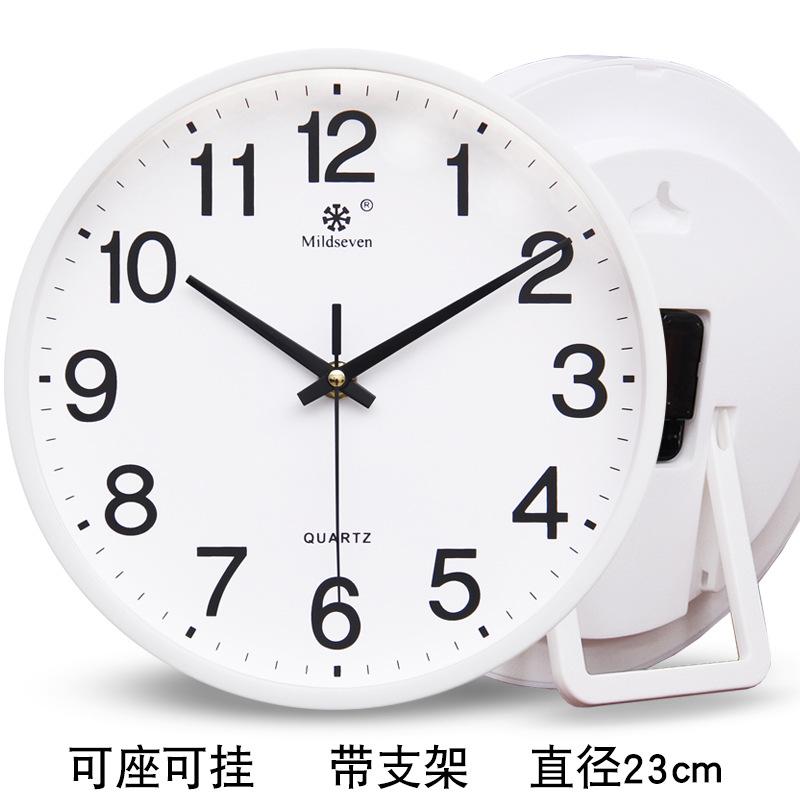 Phong cách mới nhất đồng hồ bệ đồng hồ treo tường phòng khách đồng hồ thời trang trẻ em cá tính sáng tạo đồng hồ treo tường bầu không khí đồng hồ tròn đồng hồ thạch anh