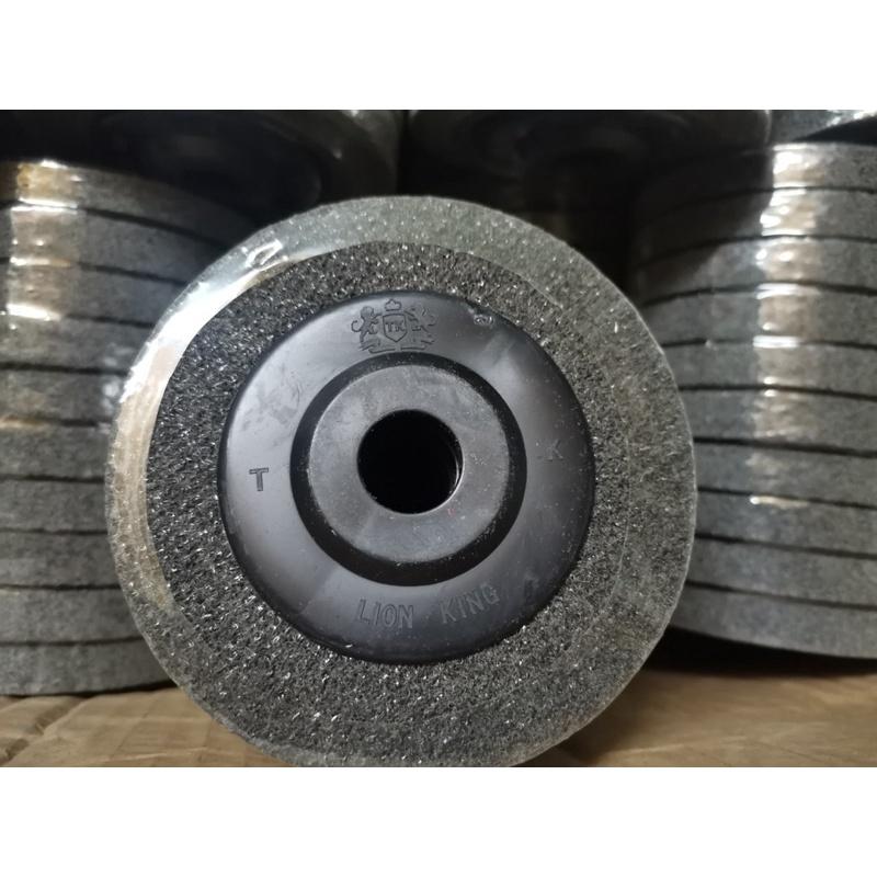Nỉ xám đánh bóng inox lionking nhựa trắng+đen