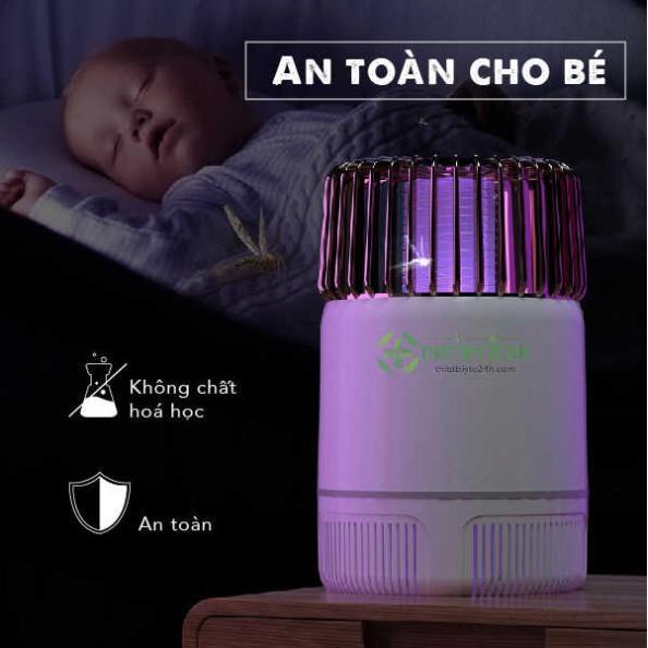 Đèn Ngủ Bắt Thu Hút Muỗi, Đèn Chống Muỗi Thông Minh - Sử Dụng Ánh Sáng Đèn Led Có Tia UV Diệt Muỗi