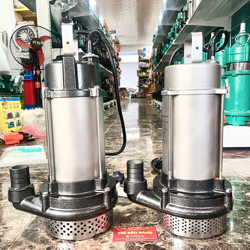 Máy bơm chìm đẩy cao 1.1Kw Thân,Nắp INOX 304 TAIFU QFD6-25-1.1 và QSD6-25-1.1 - Bảo hành 1 năm