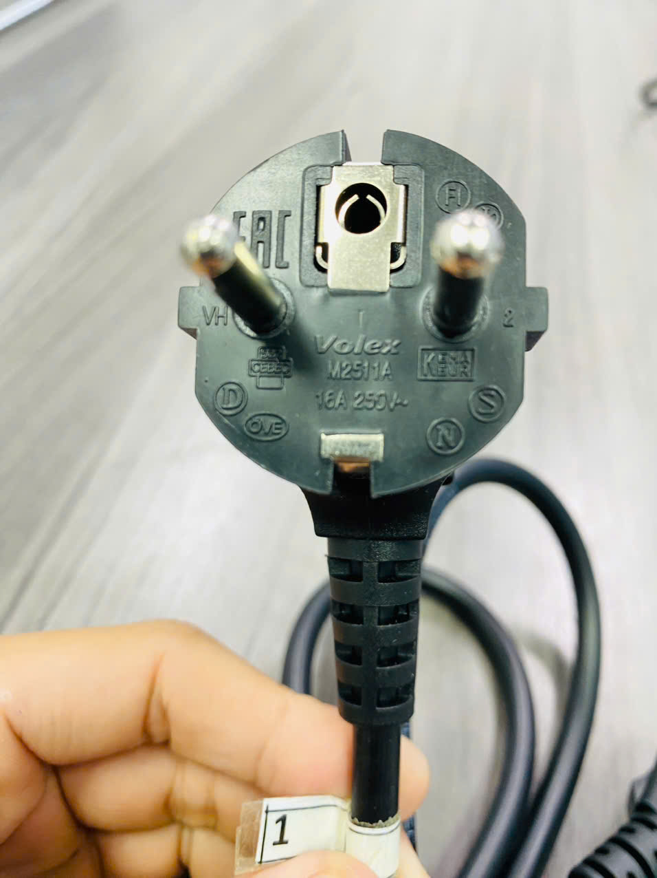 Hàng chính hãng - Dây Nguồn 2 Chấu 1.6m Phích Cắm Tải Cao 16A 250V Dùng Cho Máy Tính, Nồi Cơm Điện Thiết Bị Điện Bảo Hành 12 Tháng