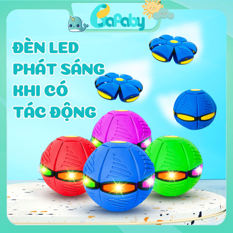 Bóng Ma Thuật Biến Hình Đĩa Bay UFO Đồ Chơi Vận Động Cho Trẻ Em