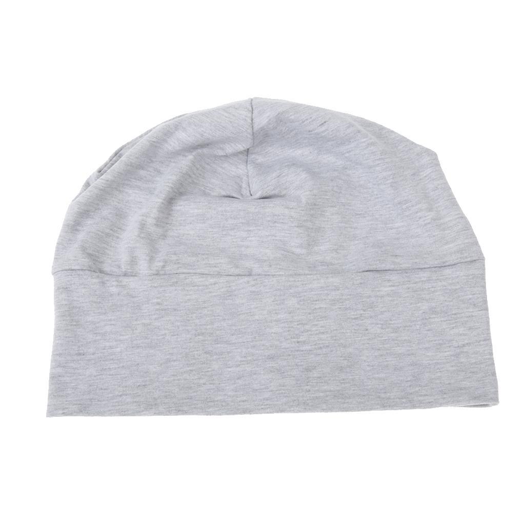 3x Adult Cotton Nap Sleep Stretch Hat Blindfold Patch Windproof Beanie