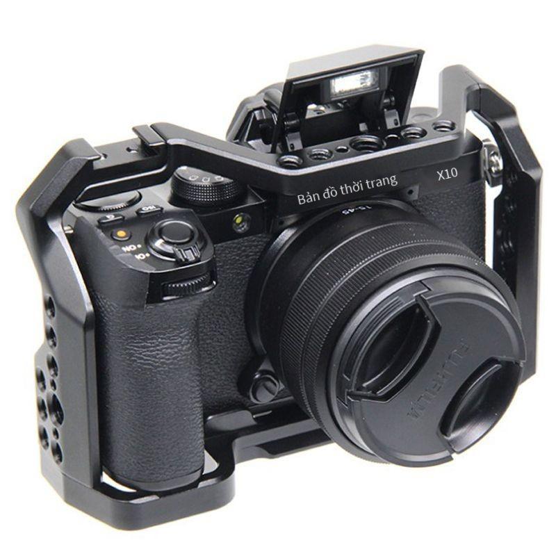 Phong cách mới nhất phù hợp với phụ kiện máy ảnh lồng thỏ Fuji X-S10, tấm tháo nhanh SLR, bộ ổn định chụp dọc, nắp bảo vệ mở rộng XS10