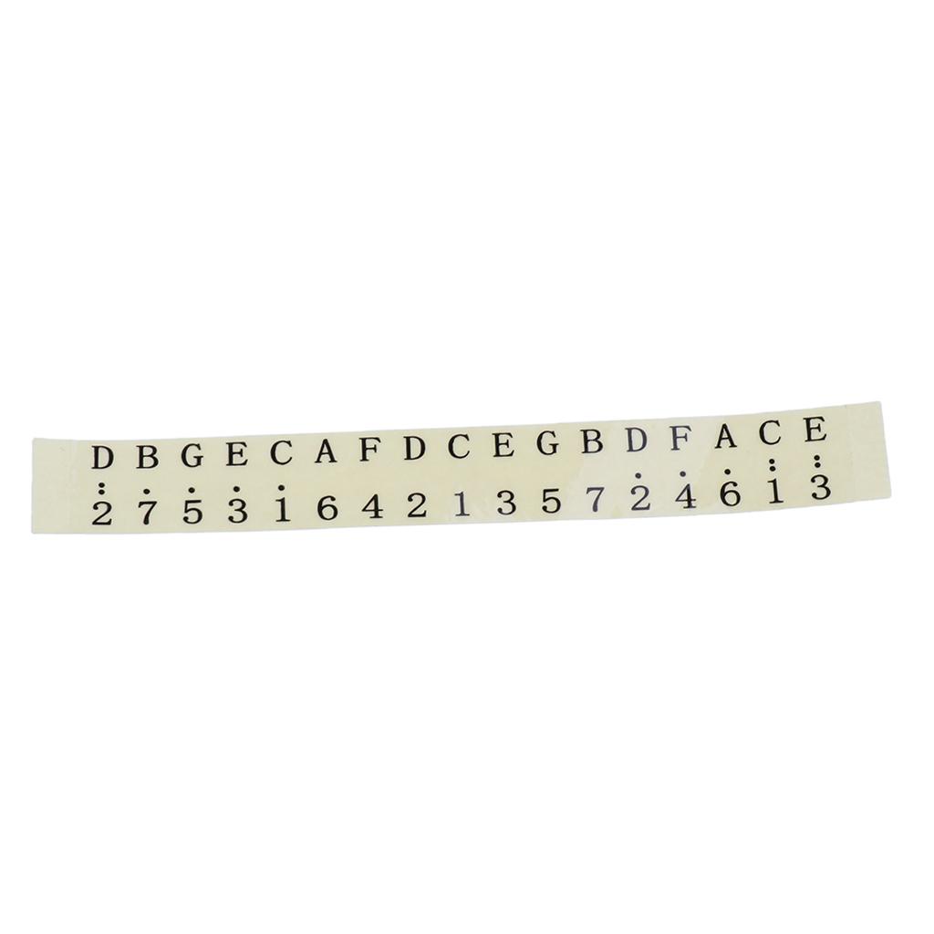 Kalimba Steel Key  Note Sticker For Beginner Learner Musical Gifts 3pcs