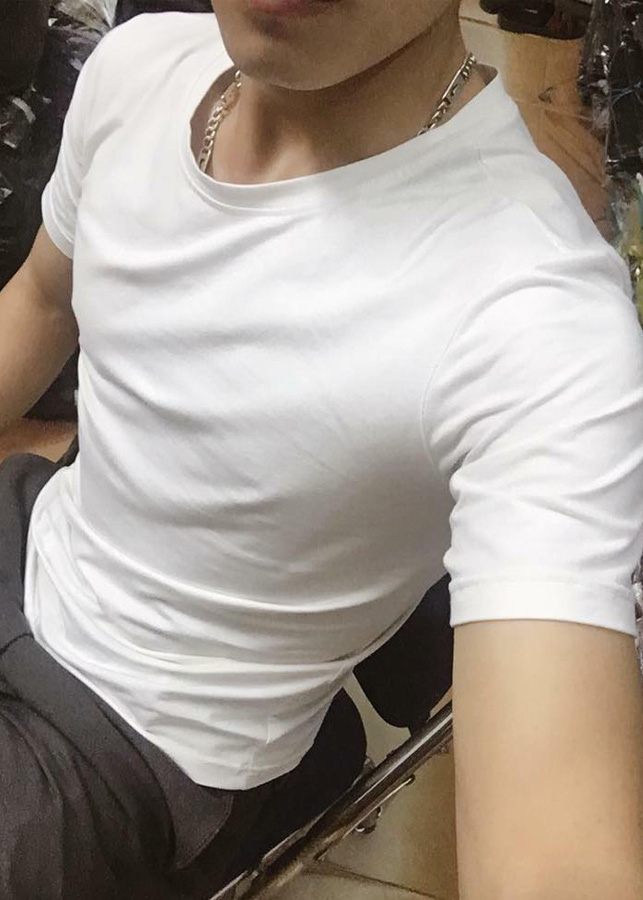 Áo Thun Nam Trắng Trơn THUNTRANG01