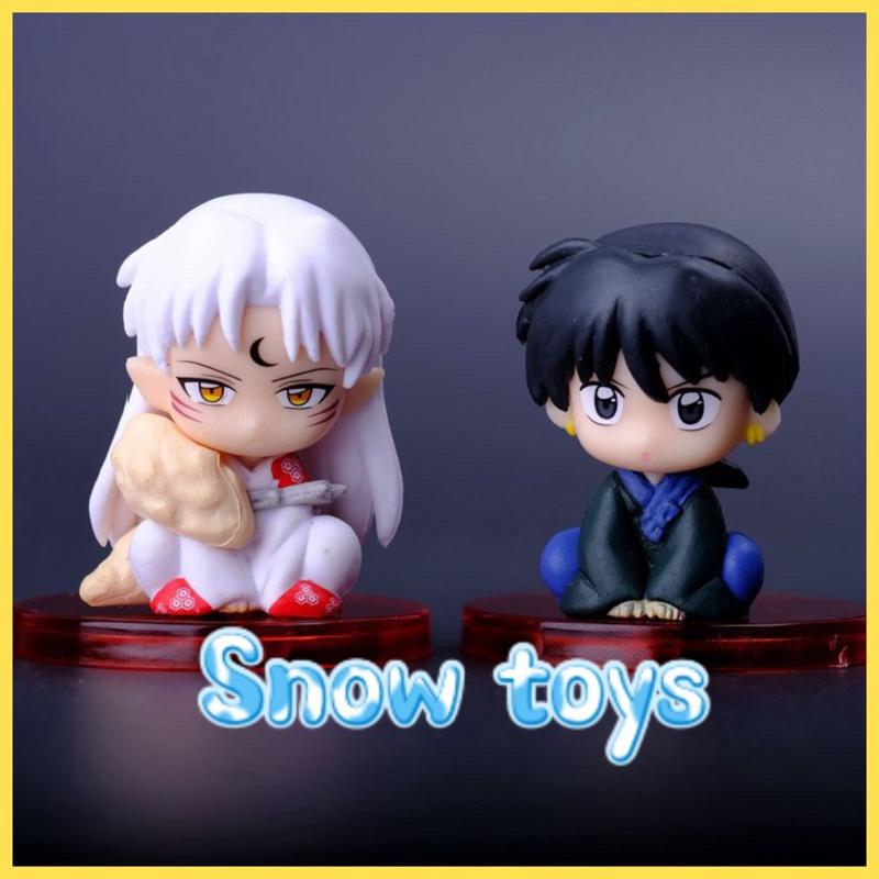 Mô hình InuYasha - Higurashi Kagome Miroku Sesshomaru - 4 nhân vật chính bán lẻ - Cao 5cm