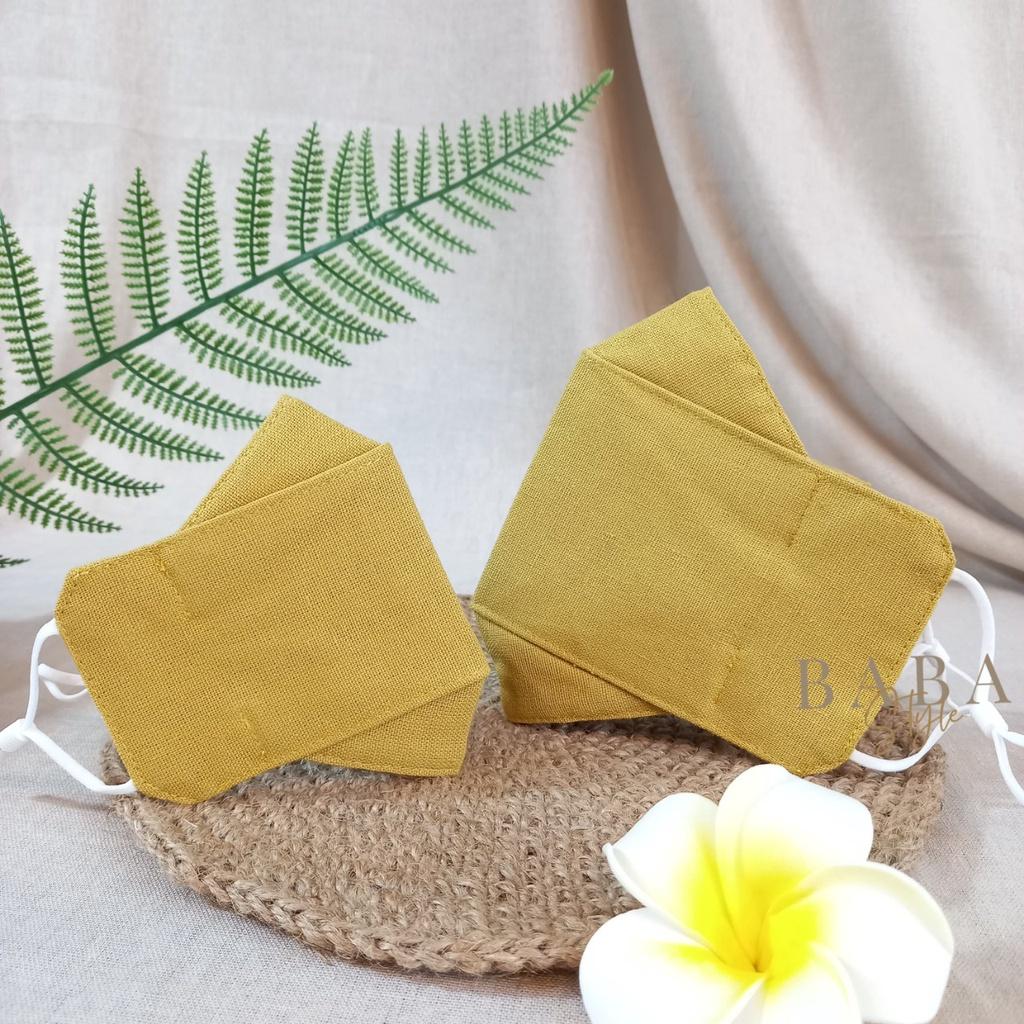 Combo Khẩu Trang Mẹ&amp;Bé Vải Linen Cotton