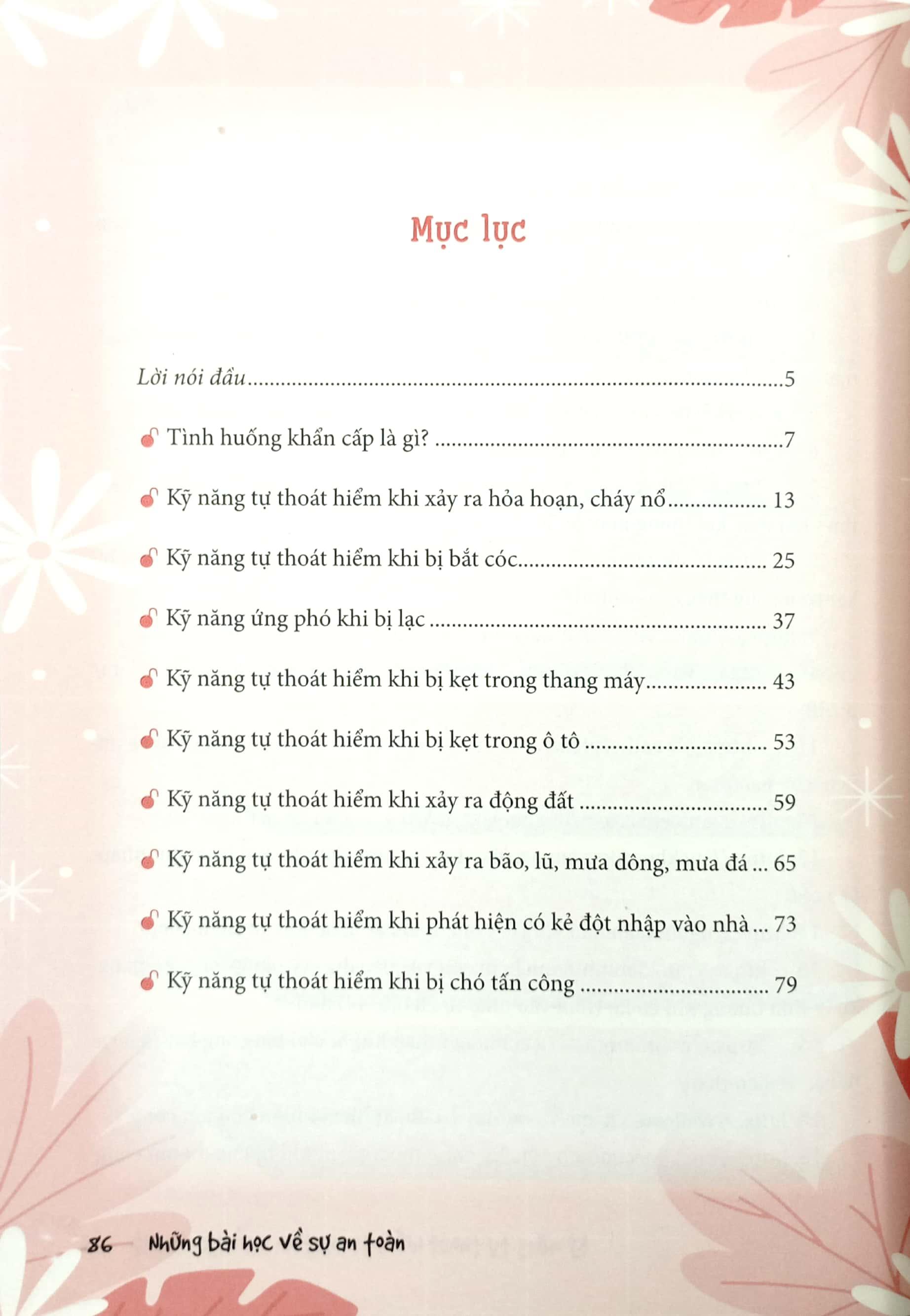 Những Bài Học Về Sự An Toàn - Kỹ Năng Tự Thoát Hiểm Trong Tình Huống Khẩn Cấp (Dành Cho Học Sinh)