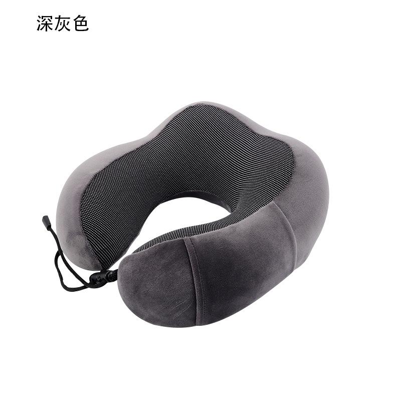 Mút Hình Chữ U Gối Cổ Mềm Mại Đàn Hồi Chậm Du Hành Không Gian Cổ Gối Chăm Sóc Sức Khỏe Máy Bay Du Lịch Gối Tựa Đầu Đệm Unisex