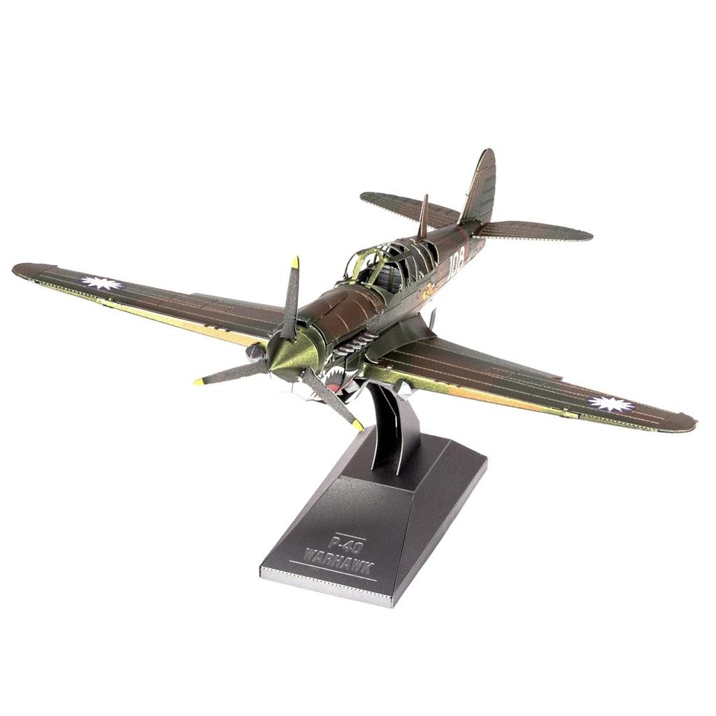 Mô hình lắp ráp 3d kim loại máy bay P-40 Warhawk