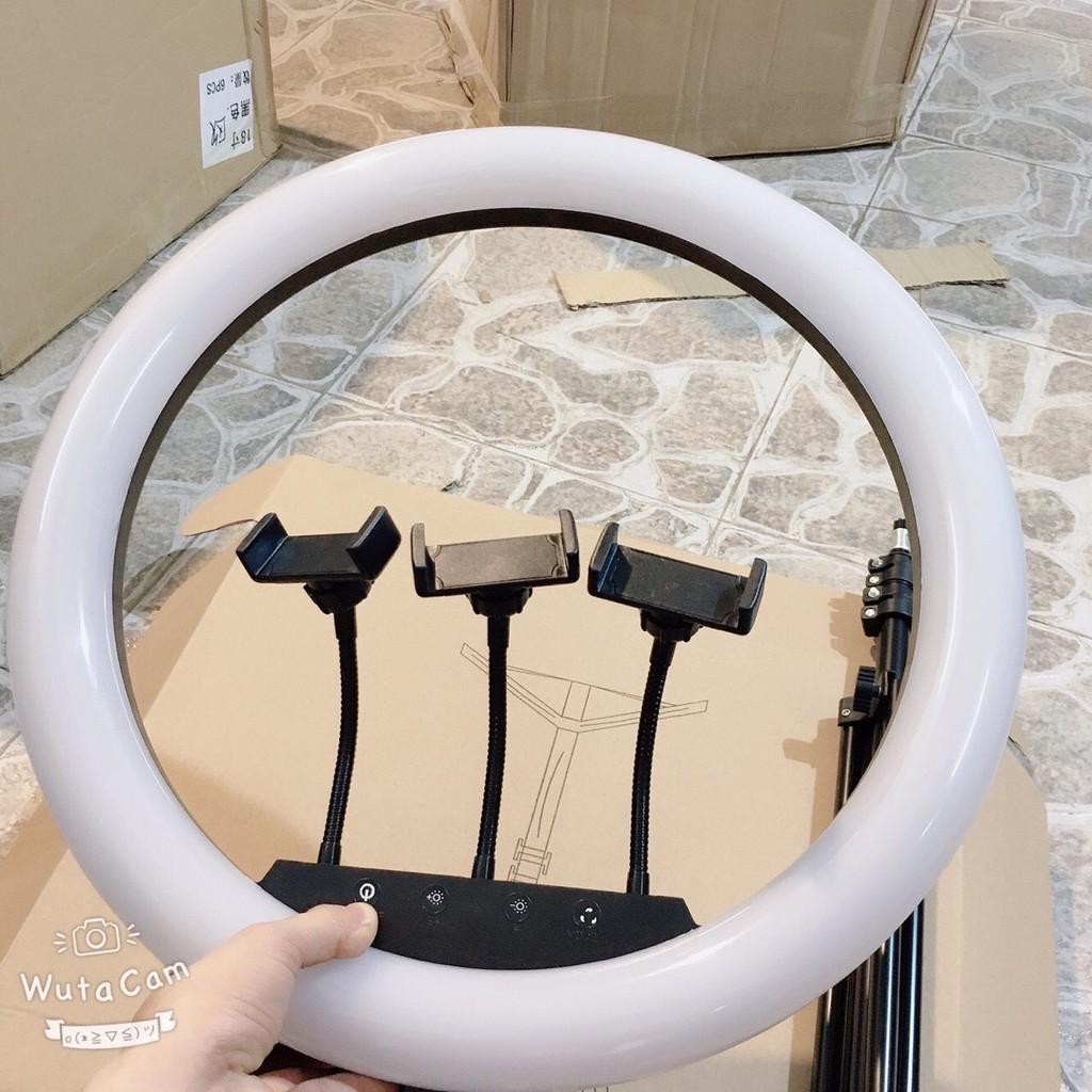 Đèn livestream size 26 30 kèm chân 2m 3 chế độ sáng 10 nấc sáng chuyên dùng cho livestream, chụp ảnh, selfi