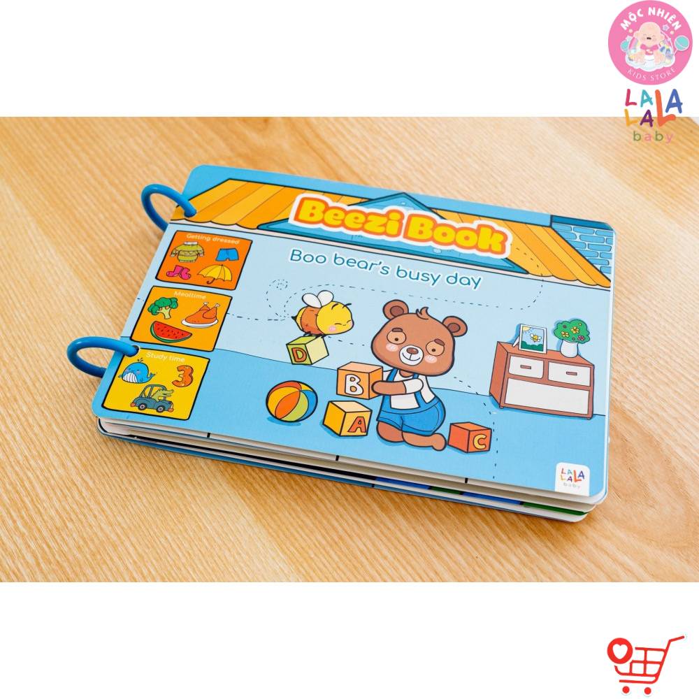 Học liệu bóc dán Busy Book cho bé Lalala Baby nhiều chủ đề đa dạng, song ngữ Anh Việt