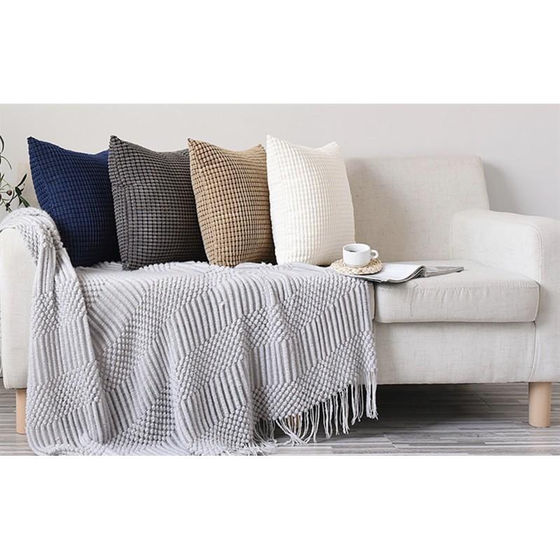 Vỏ gối sofa lông sát 45x45 - Hạt Ngô Đồng Tình Tang Tình Tang