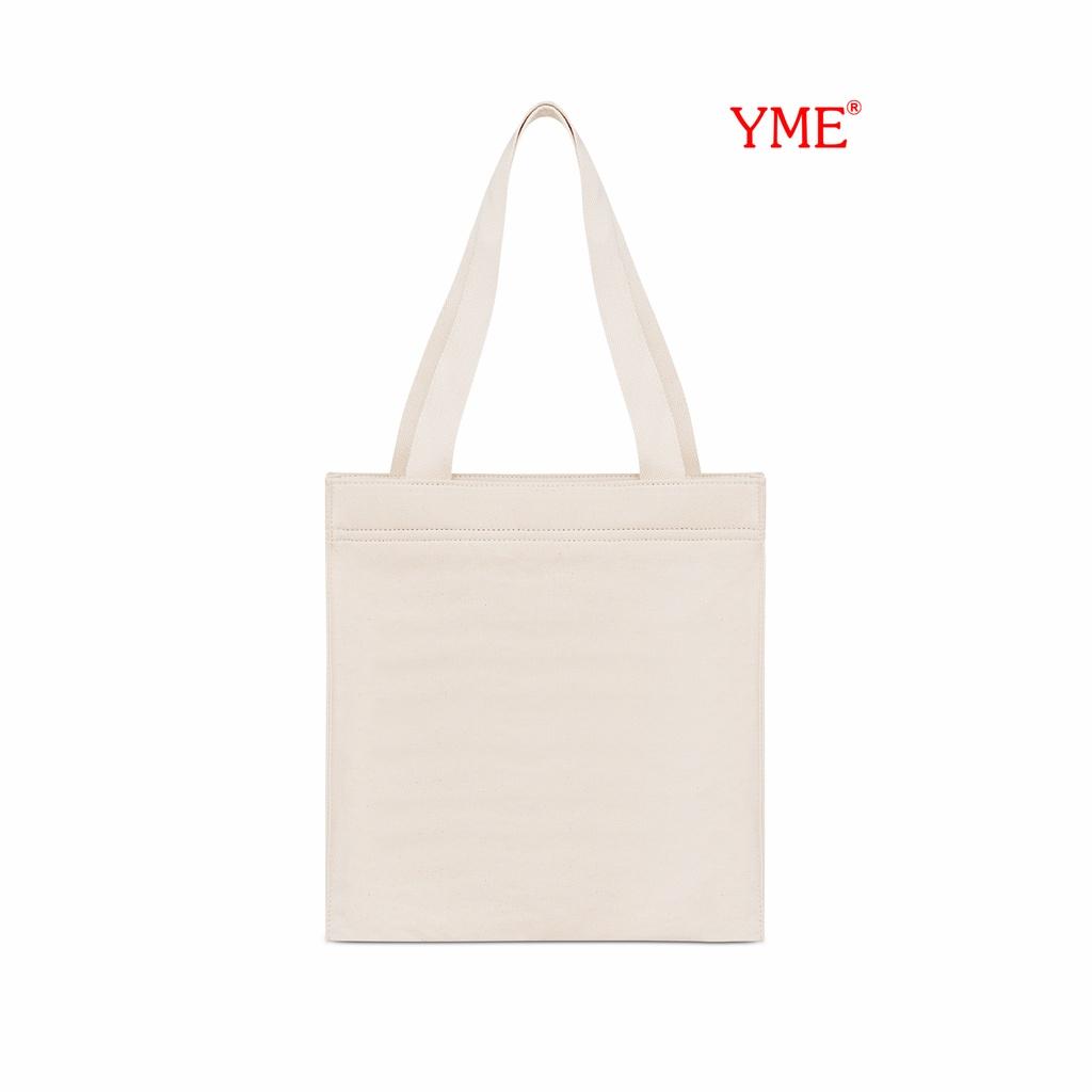 Túi tote vải canvas cao cấp có khóa miệng dành cho cả nam và nữ đi học đi làm đi chơi rất tiện dụng