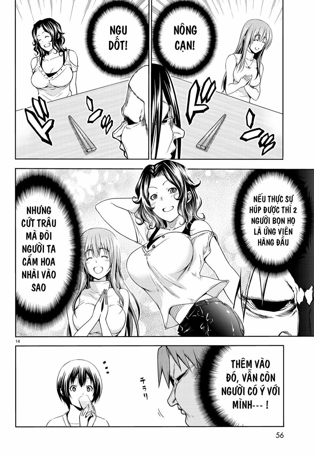 cô gái thích lặn - grand blue chapter 59 14