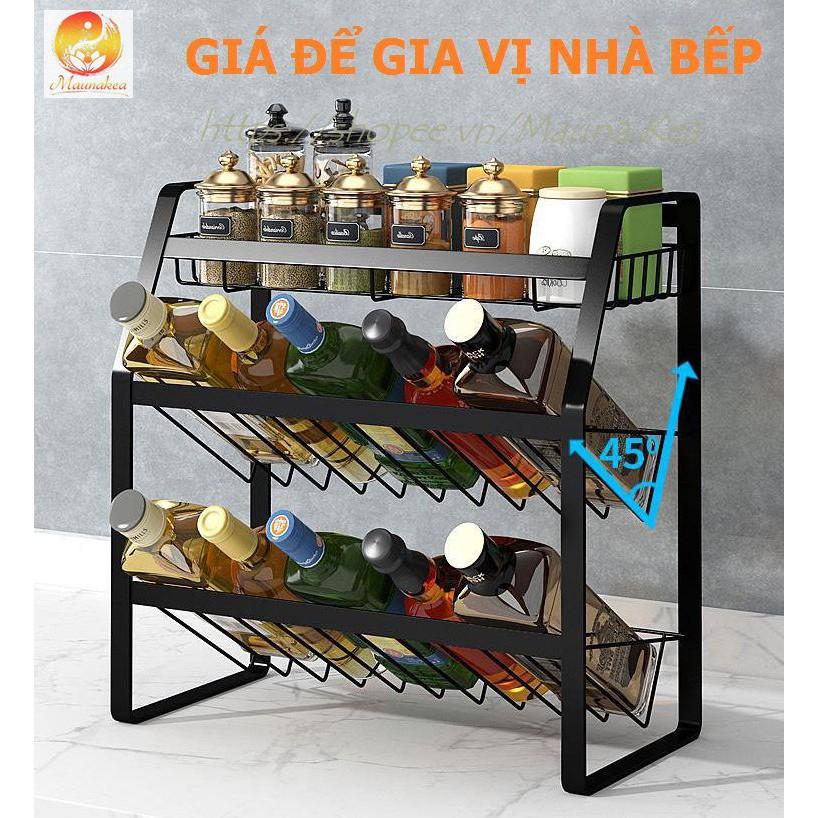 Kệ Để Đồ Gia Vị Nhà Bếp Đa Năng Tiện Dụng