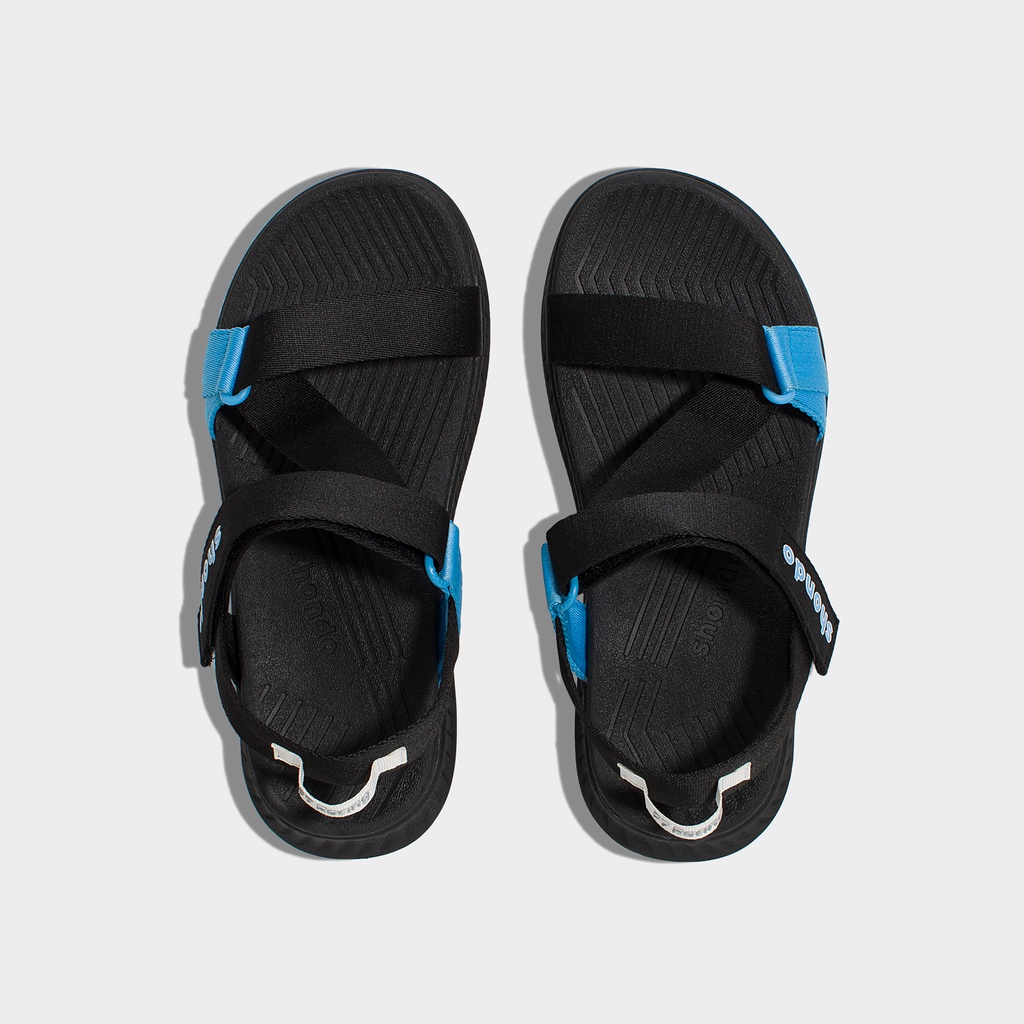 Giày Shondo Sandals F7 racing đen phối xanh F7R1030